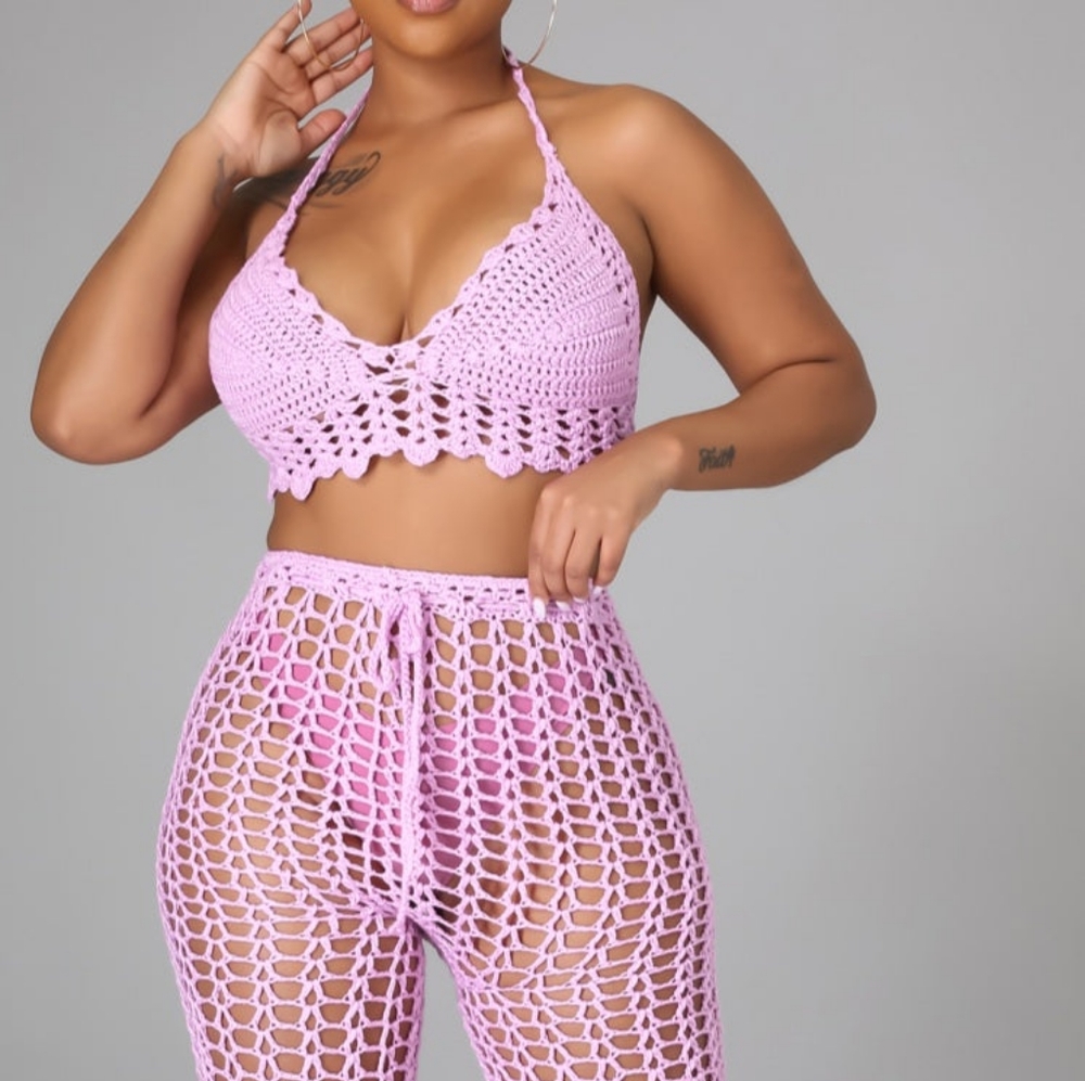 Crochet Pant Set